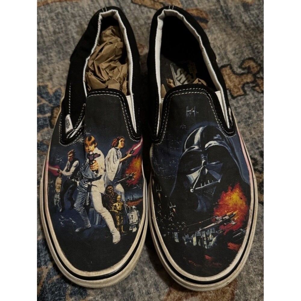 GUC Star Wars X Vans Classic Slip On A New Hope 2014 M9 W10.5